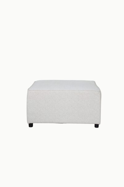 pouf monte carlo tissus chenille ecru 2