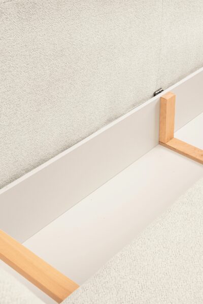 canape lory convertible coffre tissus chenille ecru 6