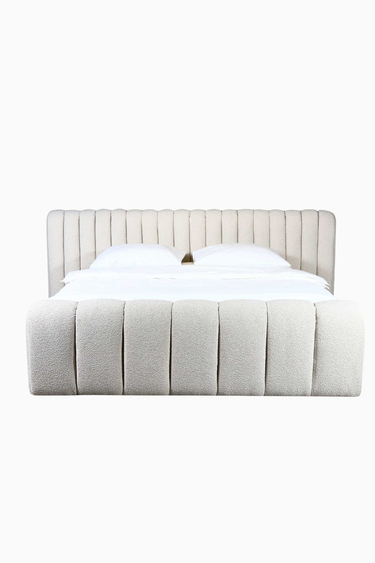 LIT COFFRE ARIA XL TISSU LAINE BOUCLEE 2 1