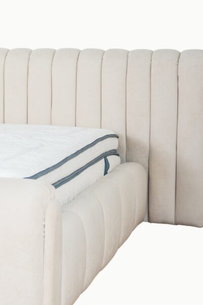 LIT COFFRE ARIA XL TISSU VELOURS ANTITACHE ET DEPERLANT 3 1