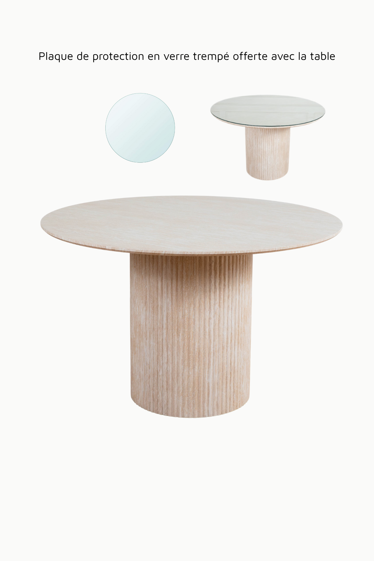 TABLE A MANGER PILLARD RONDE 6