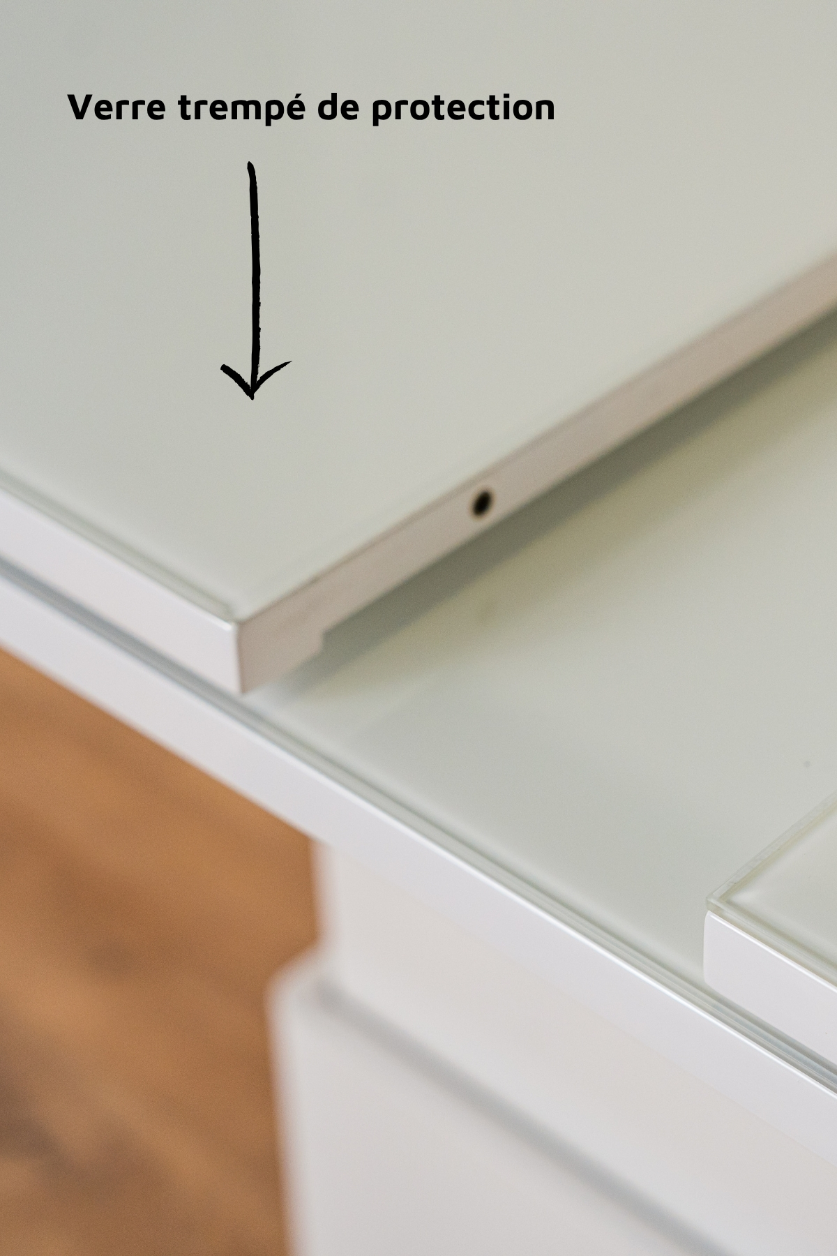 TABLE A MANGER TABLE BASSE RELEVABLE TB86 BLANCHE VERRE TREMPE 4 1