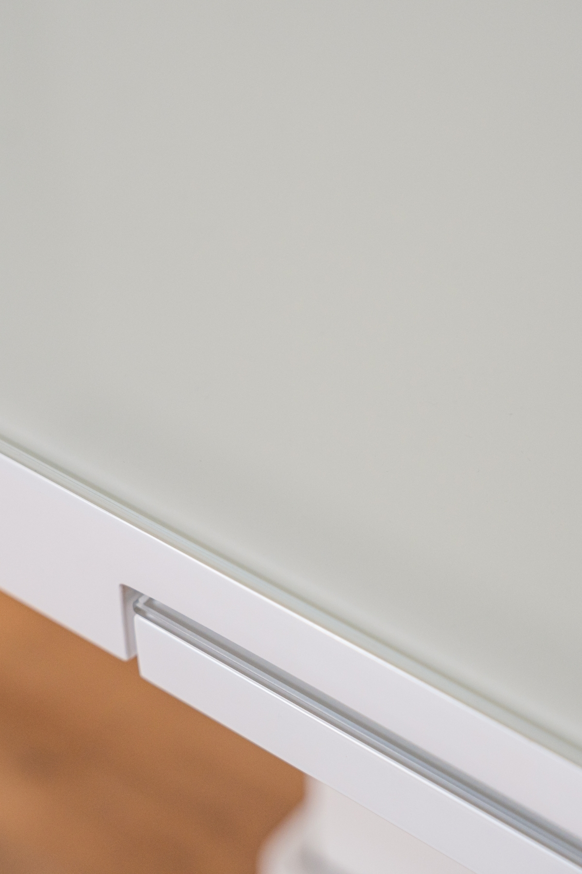 TABLE A MANGER TABLE BASSE RELEVABLE TB86 BLANCHE VERRE TREMPE 6 1