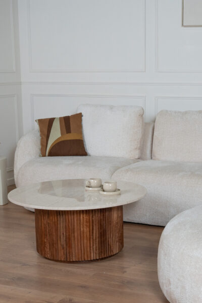 TABLES BASSES MILA TRAVERTIN 4 TABLES BASSES MILA TRAVERTIN 4