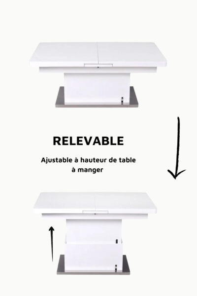 TABLE 2EN1 TB86 BLANCHE TABLE 2EN1 TB86 BLANCHE