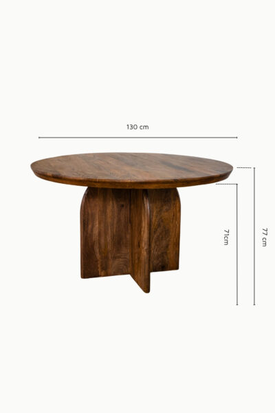 TABLE A MANGER ISANA EMILIA RONDE BOIS ACACIA 1 TABLE A MANGER ISANA EMILIA RONDE BOIS ACACIA 1