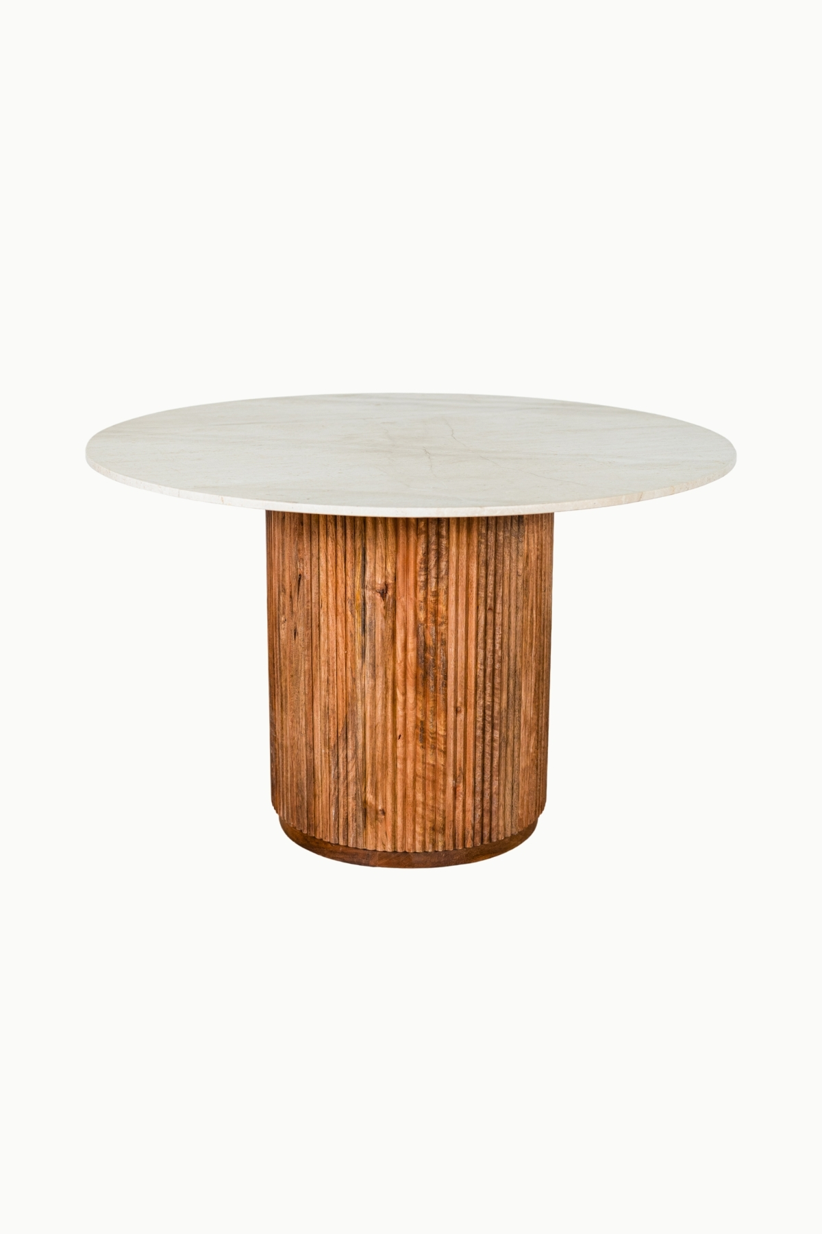 TABLE A MANGER MILA TRAVERTIN BEIGE 2