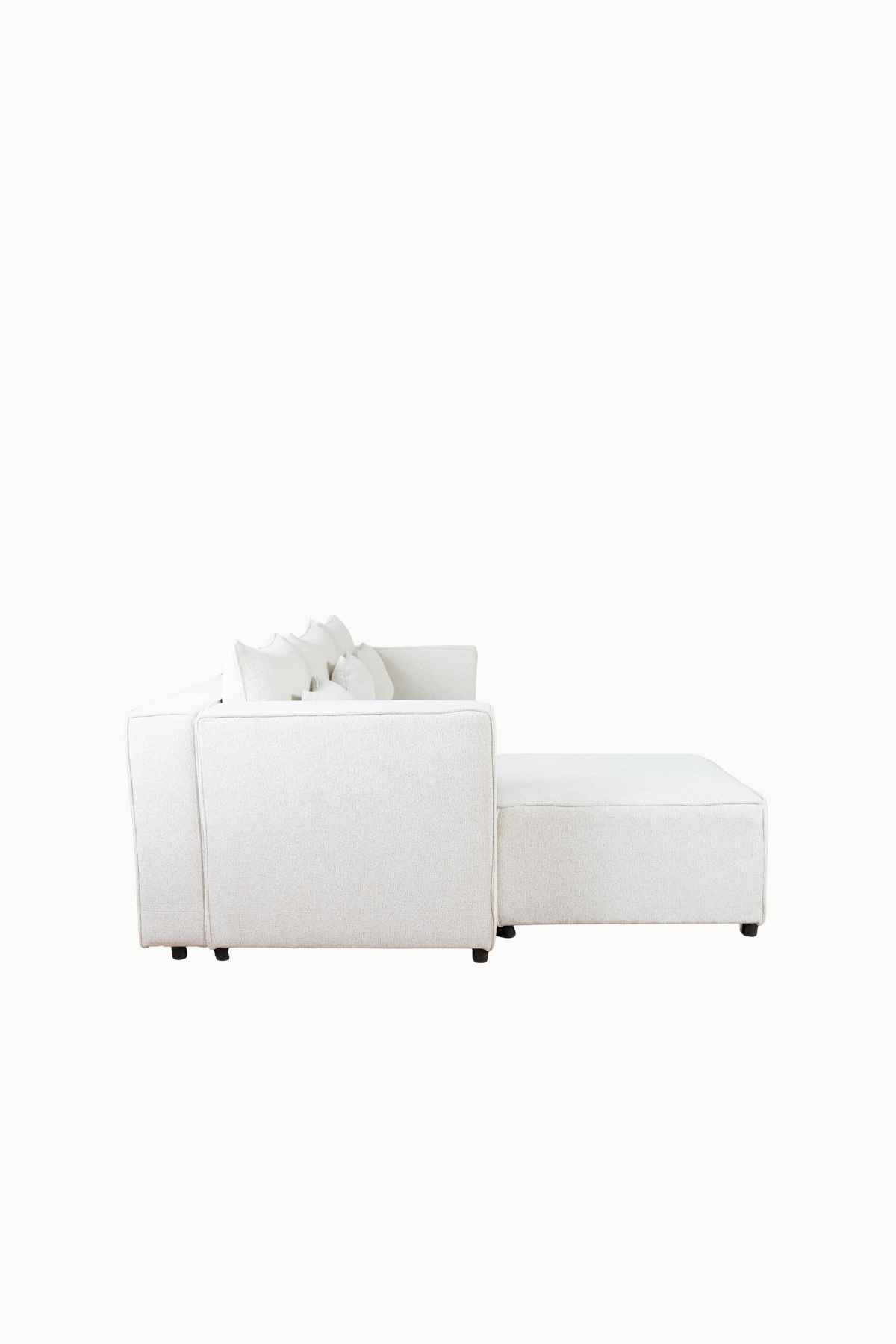 canape modulable monte carlo tissus chenille ecru 4