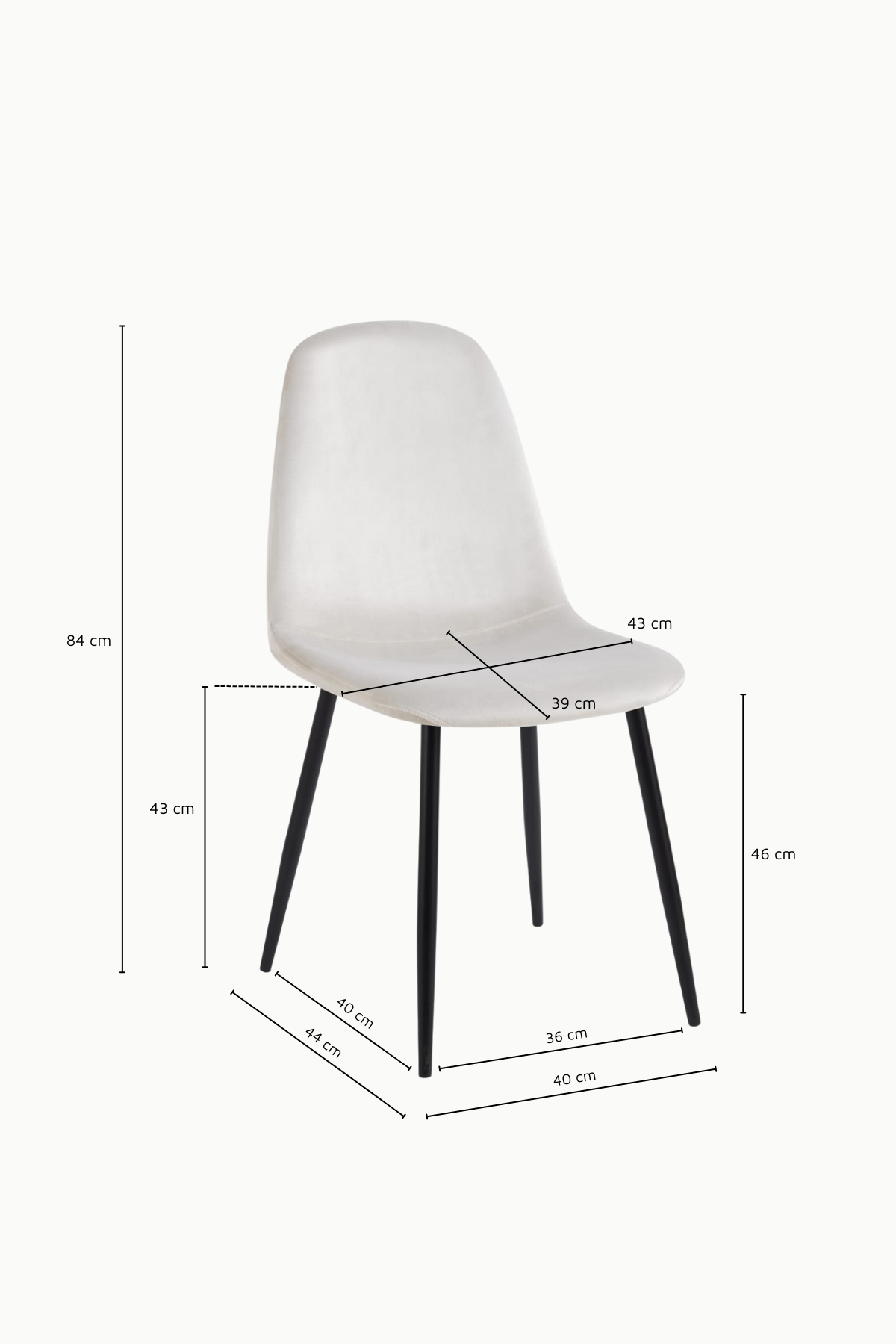 scandinave beige pieds noirs 8 1