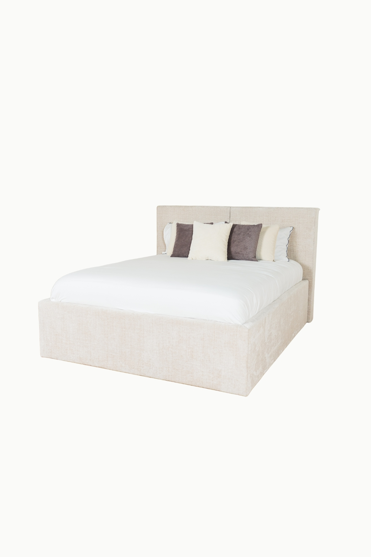 LIT COFFRE MIA TISSU CHENILLE 2