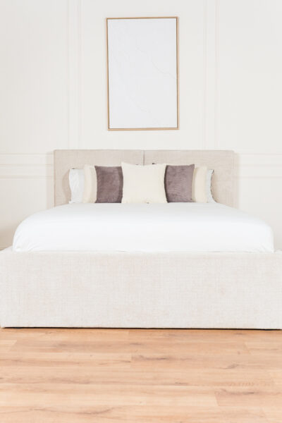 LIT COFFRE MIA TISSU CHENILLE 6 LIT COFFRE MIA TISSU CHENILLE 6