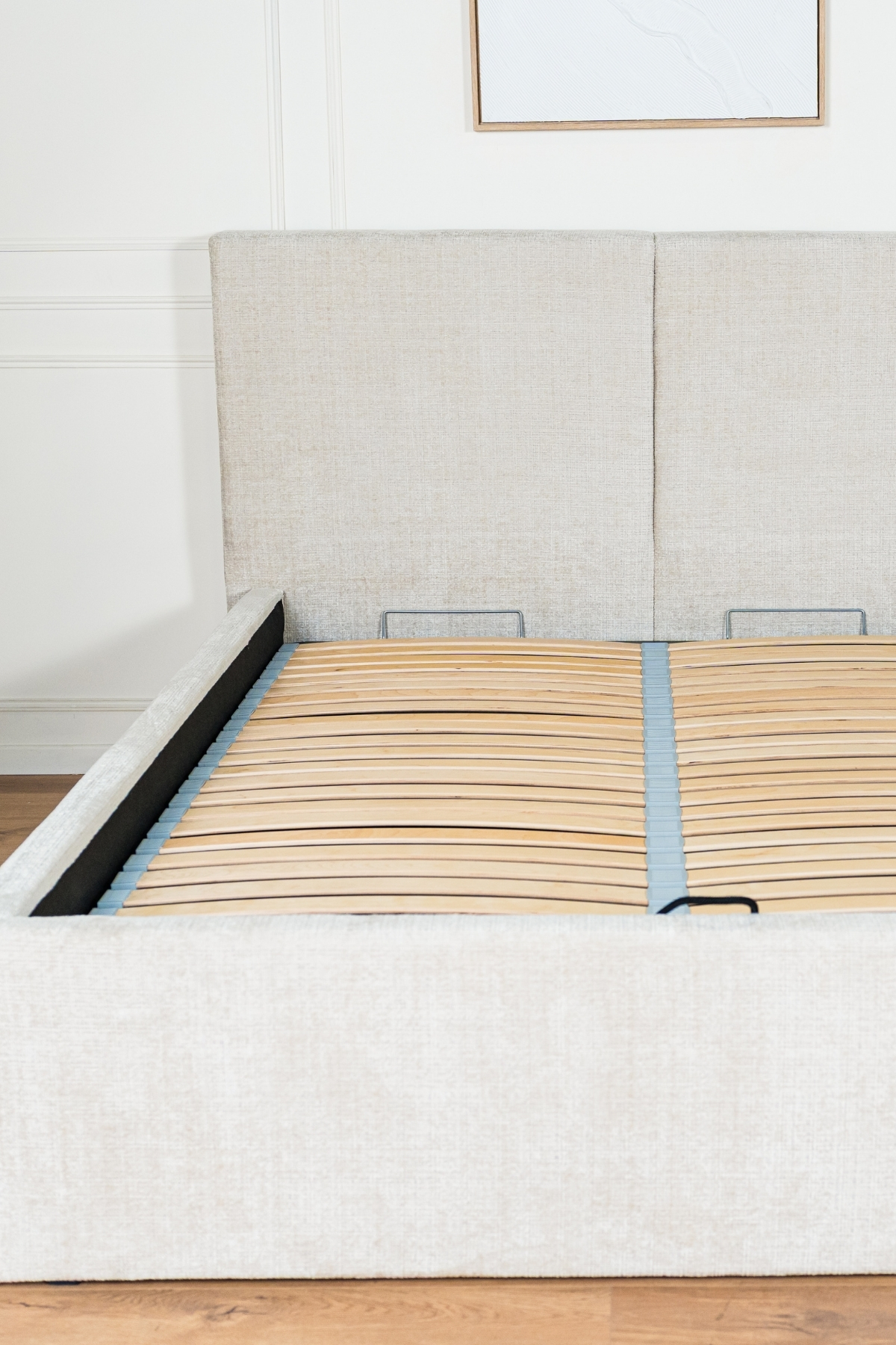 LIT COFFRE MIA TISSU CHENILLE 7