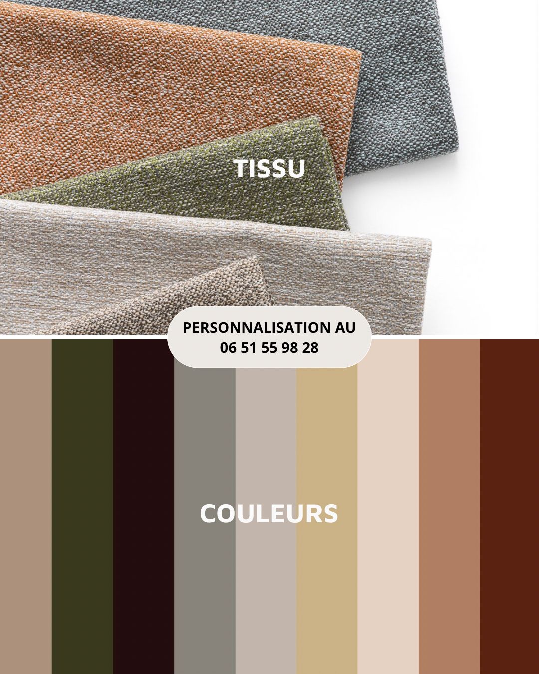 PERSONNALISATION CANAPES